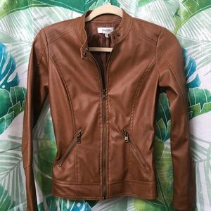 Charlotte Russe Faux Leather Jacket XS